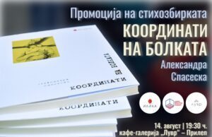 Прилепска промоција на „Координати на болката“ од Александра Спасеска